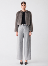 Assure Fur Jacket - Silver
