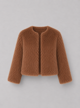 Assure Fur Jacket - Taupe