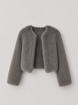 Assure Fur Jacket - Silver