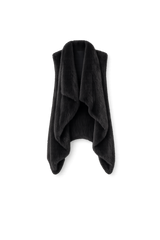 Assure Fur Vest - Black