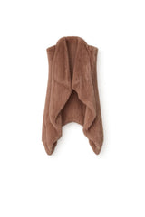 Assure Fur Vest - Taupe
