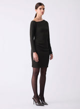 Counter Balance Dress - Dark Green