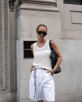 Harbour Knit Tank - Pearl