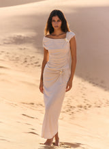 Sculpted Skirt - Porcelain