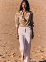 Sahara Shirt - Sage Stripe