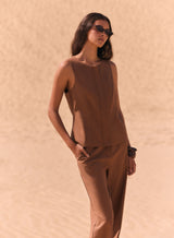 Paragon Zip Top - Dune Brown