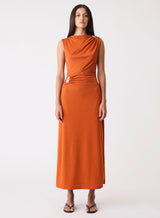 Sculpted Dress - Amber