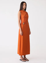 Sculpted Dress - Amber