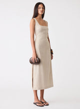 Etch Dress - Sand