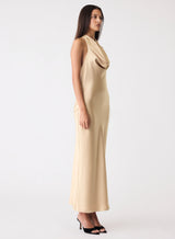 Stillness Dress - Gold
