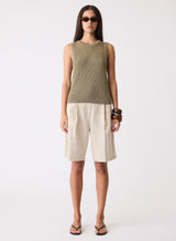 Rebound Knit Tank - Sage