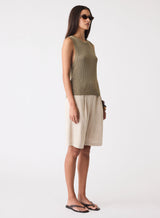 Rebound Knit Tank - Sage