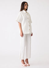 Capilla Denim Shirt - Ivory