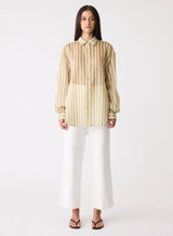 Sahara Shirt - Sage Stripe