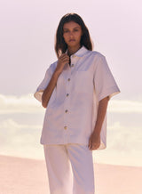 Capilla Denim Shirt - Ivory
