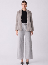 Ora Fur Jacket - Mushroom