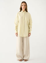 Bayview Stripe Shirt - Lemon Stripe