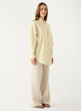 Bayview Stripe Shirt - Lemon Stripe