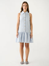 Olivia Mini Dress - Ice Blue