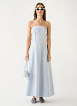 Olivia Maxi Dress - Ice Blue