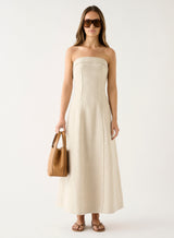 Olivia Maxi Dress - Natural