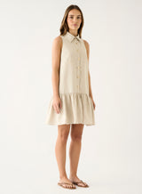 Olivia Mini Dress - Natural