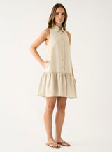 Olivia Mini Dress - Natural