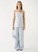Olivia Halter Top - Ice Blue