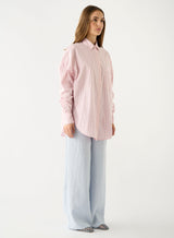 Bayview Stripe Shirt - Pink Stripe