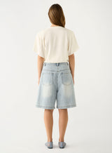 Bayview Denim Bermuda Shorts - Ice Blue Denim