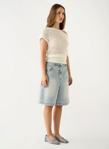 Bayview Knit Top - White