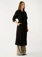 Avenue Trench Coat - Black
