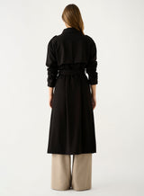 Avenue Trench Coat - Black