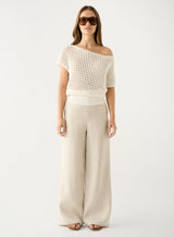 Bayview Knit Top - White