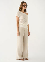 Bayview Knit Top - White
