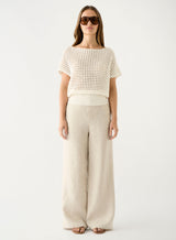 Bayview Knit Top - White