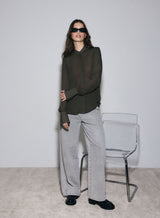 Even Georgette Shirt - Dark Olive