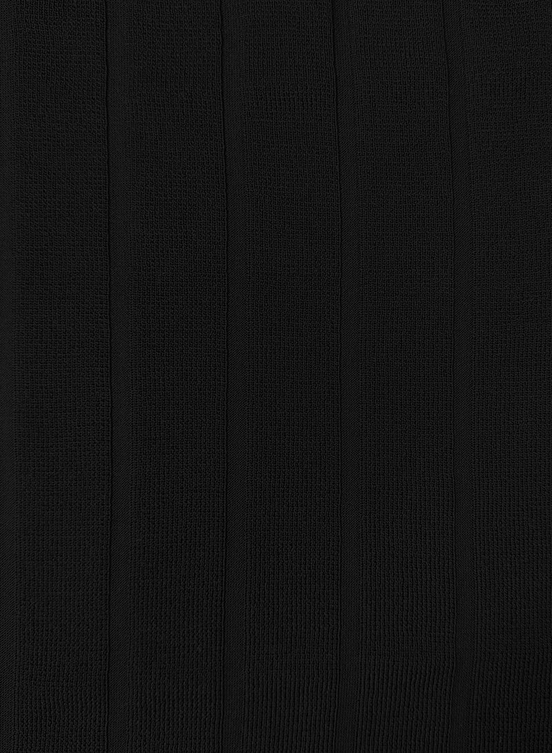 Avenue Button Sweater - Black
