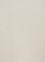 Fluted Knit Top - Ivory