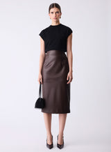Forme Skirt - Chocolate