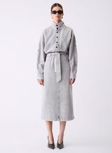 Concord Denim Dress - Grey Denim