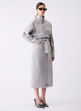 Concord Denim Dress - Grey Denim