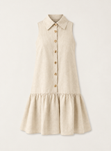 Olivia Mini Dress - Natural