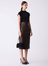 Forme Skirt - Chocolate