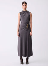 Layout Dress - Charcoal