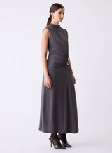 Layout Dress - Charcoal