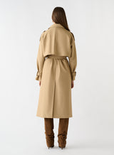 Metro Trench Coat - Camel
