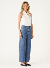 Mayfair Barrel Jeans - Blue Denim