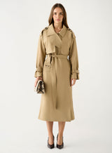 Metro Trench Coat - Camel