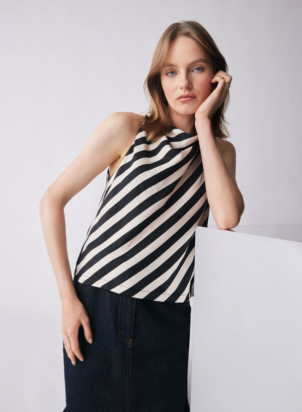 Mercury Stripe Top